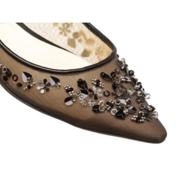 JIMMY CHOO ROMY Embellished Flats 41/10.5 - Picture 3 of 12
